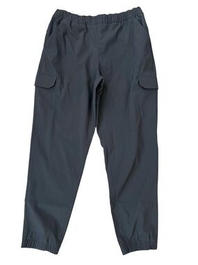 Eddie Bauer Cargo Jogger Pants Black Hiking Travel Stretch High Rise Women’s 12